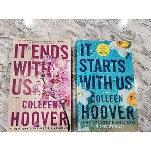 Colleen Hoover SET It Ends with Us, It Starts with Us VERY GOOD
